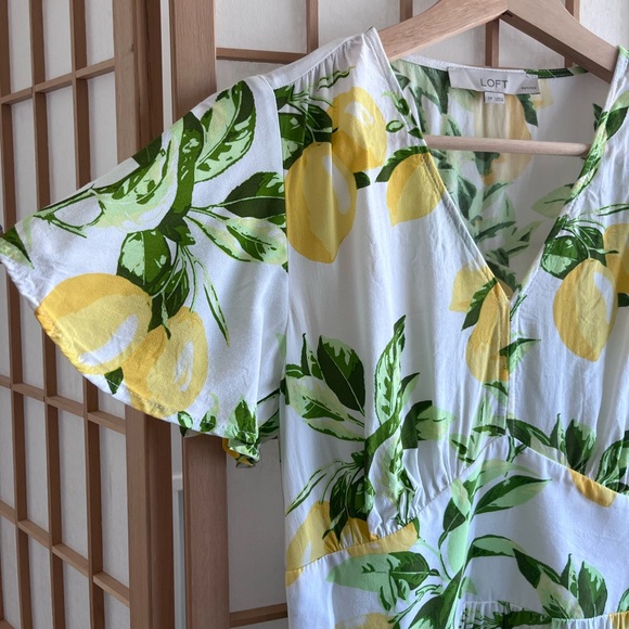 Loft Lemon Mini Dress - Picture 2 of 8